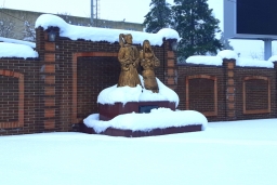 Снежная зима - редкое явление для станицы Полтавской